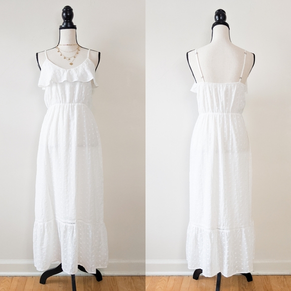NWT Lucca Dana Ruffle Maxi Dress - Picture 1 of 4